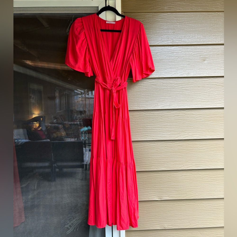 Red Maxi dress, size small